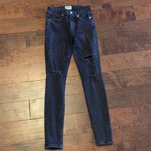 AGoldE Sophie high rise jeans